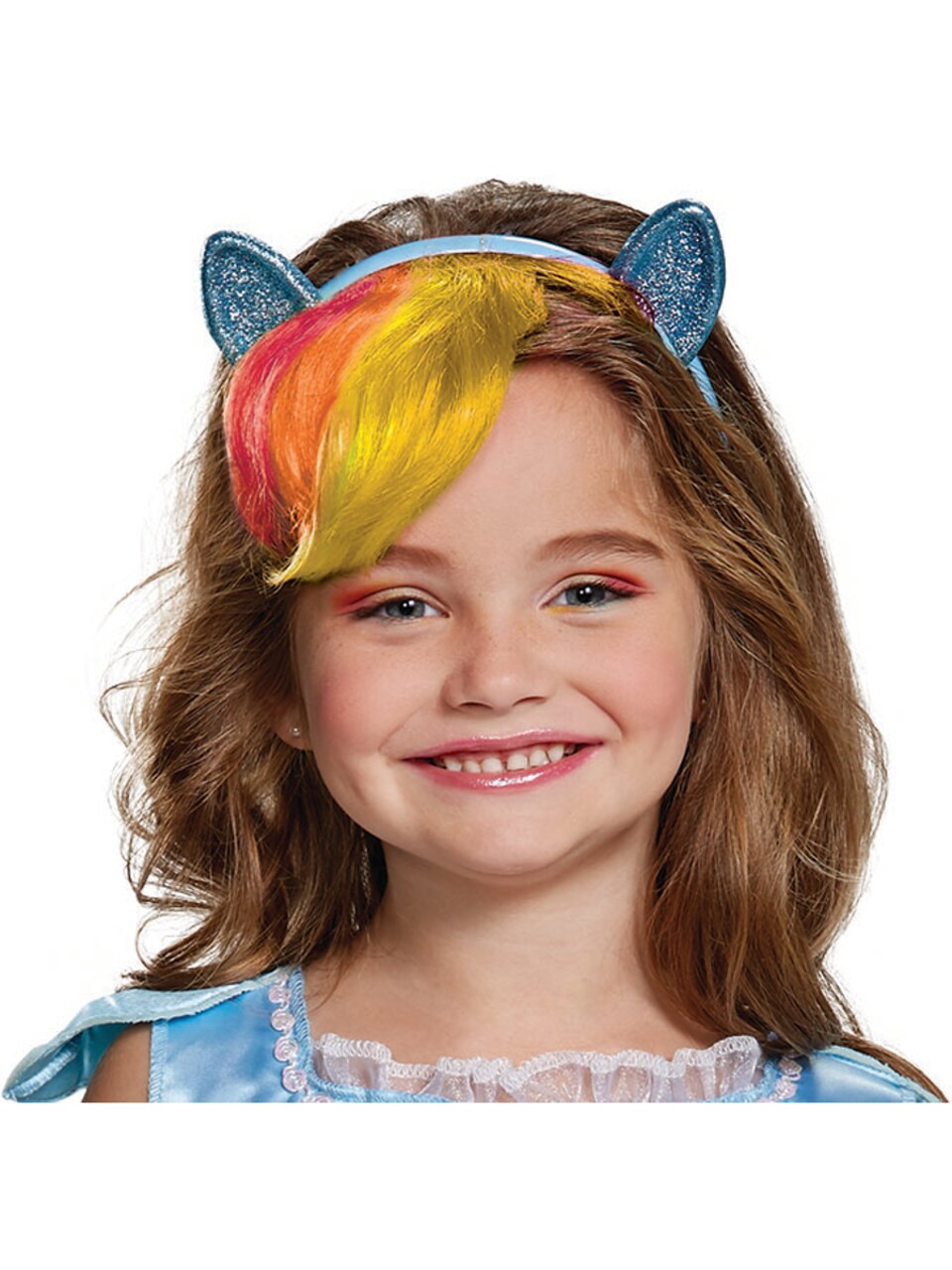Child's My Little Pony Rainbow Dash Headband With Hair Costume Accessory